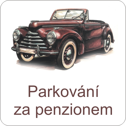 Parkováni za penzionem