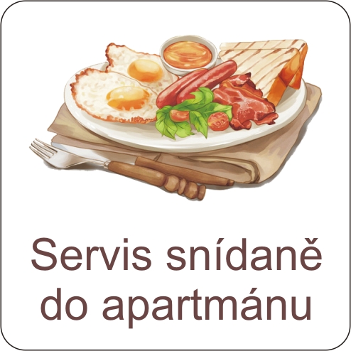 Servis snídaně do apartmánu