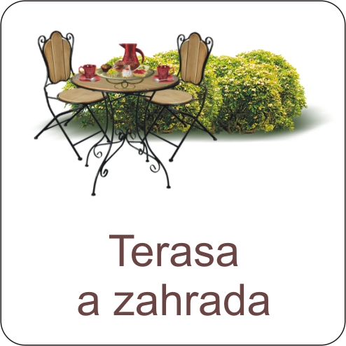 Terasa a zahrada